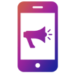 Mobile Advertising Icon
